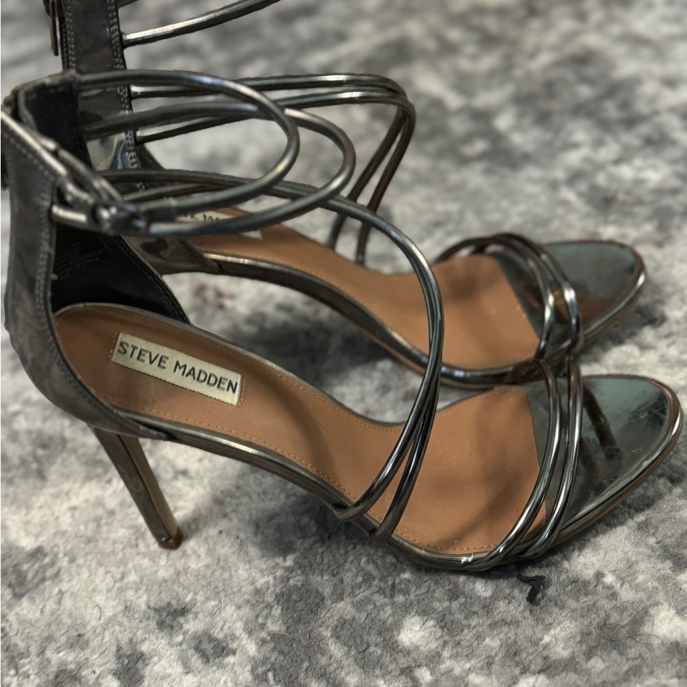 Steve Madden Metallic Stiletto Heels